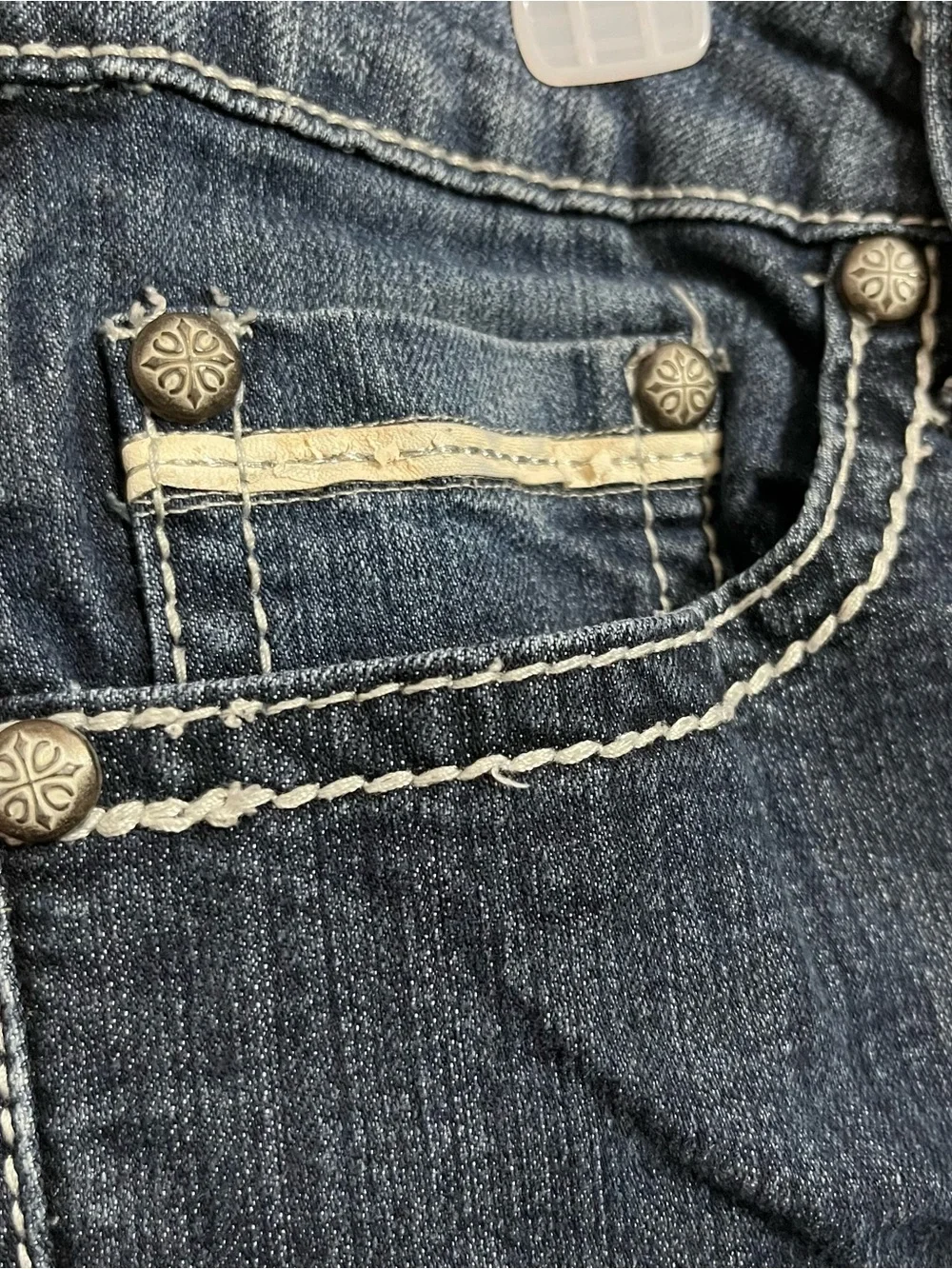 Love Indigo Women’s Dark Wash Bootcut Jeans - Picture 7 of 7